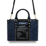 Nutrition Facts - Personalized Leather Handbag Mb92