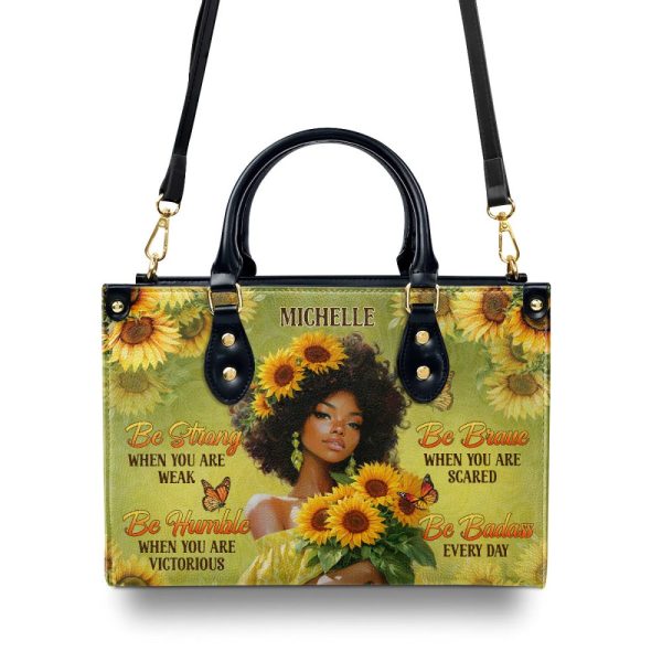 Be Badass Every Day - Personalized Leather Handbag