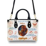 12 Zodiac Signs - Personalized Leather Handbag Stb216