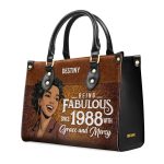 Being Fabulous - Personalized Leather Handbag