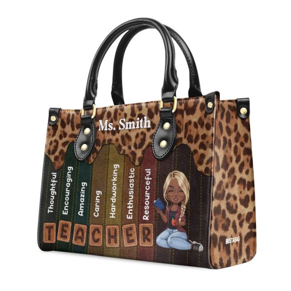 Teacher - Personalized Leather Handbag Sblhbll1939Ta