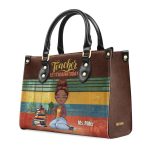 Teacher Let'S Learn Today - Personalized Leather Handbag Sblhblm1000D