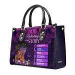 God Is Rewriting My Story - Personalized Leather Handbag