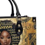 Africa Sunflower  - Personalized Leather Handbag