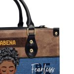 Be Strong Be Brave Be Fearless - Personalized Leather Handbag Sblhblm1135L