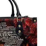 Black Queen  - Personalized Leather Handbag