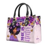 She Is - Personalized Leather Handbag