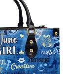 Birth Month Girl - Personalized Leather Handbag Sblhbha50