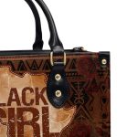 Black Girl Magic - Personalized Leather Handbag Mb69