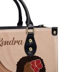 She Remembered Who She Was - Personalized Leather Hand Bag Stb103