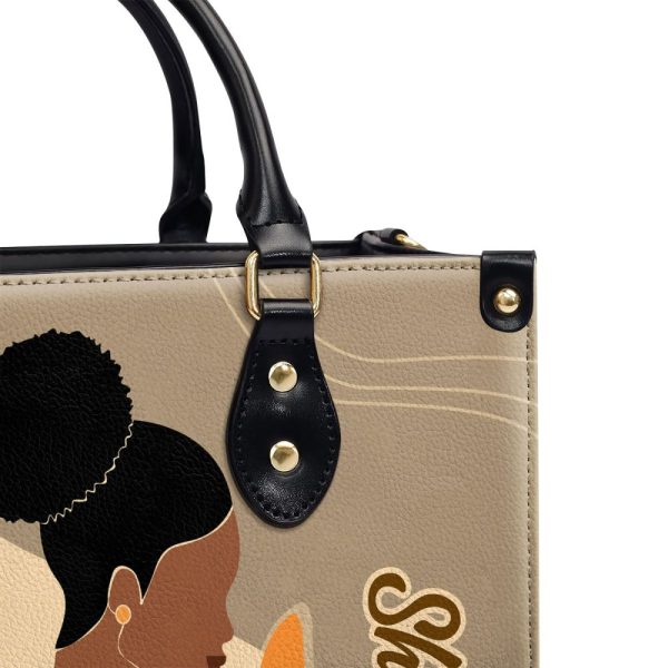 What Makes You Different Makes You Beautiful - Personalized Leather Hand Bag Stb106