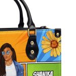 A Queen Was Born - Personalized Leather Handbag Stb218