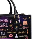 Month - Personalized Leather Handbag Mb90