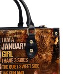 I Am A Girl - Personalized Leather Handbag